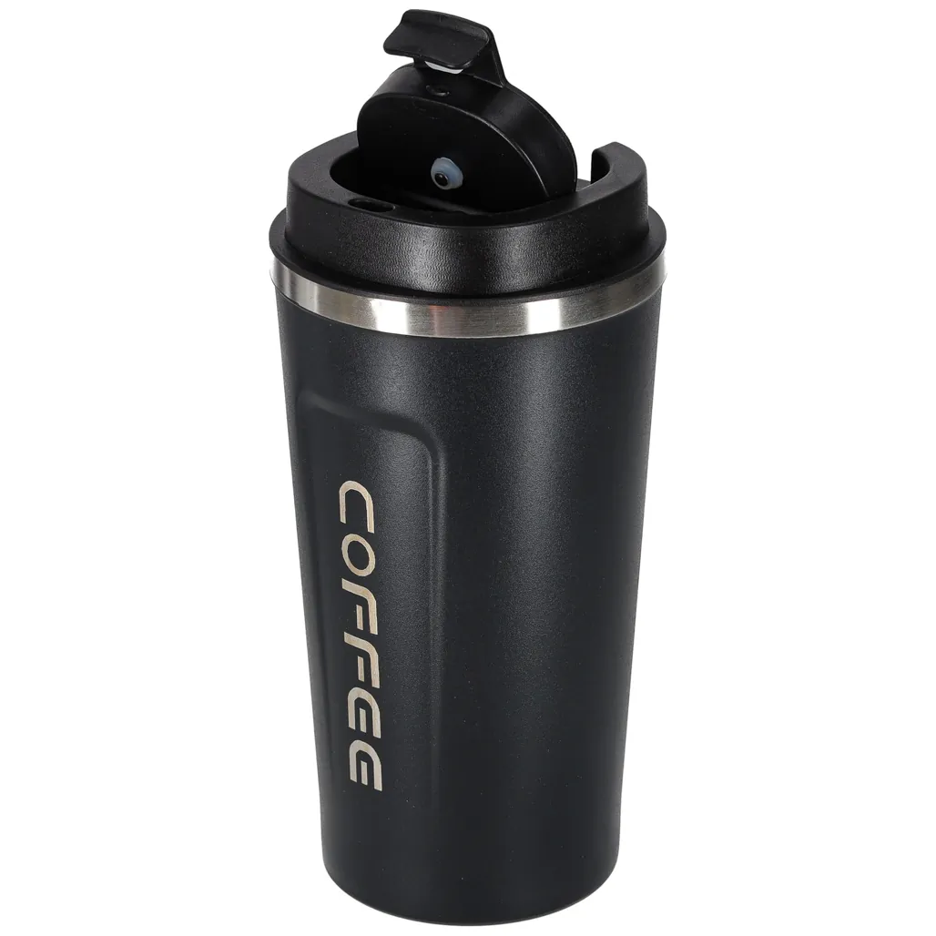 Smart kubek podróżny z wyświetlaczem LED czarny 500ml - obrazek 2