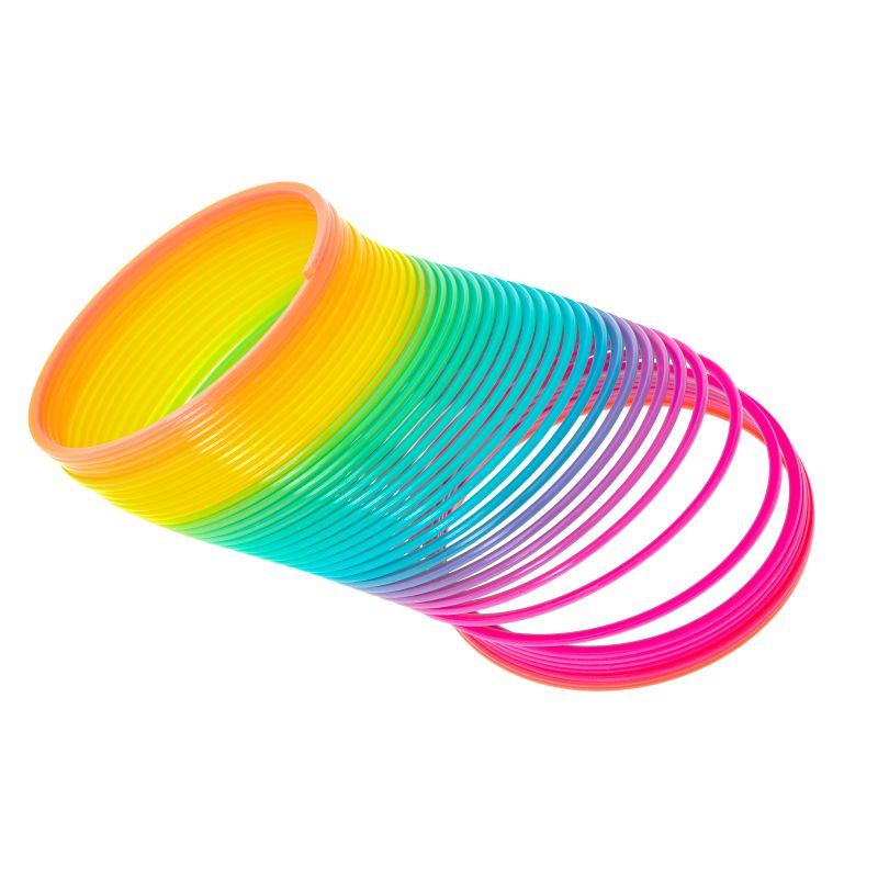Sprężynka magiczna tęczowa rozciągana okrągła - obrazek 3