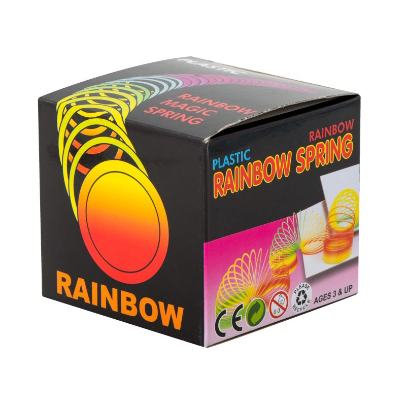 Sprężynka magiczna tęczowa rozciągana okrągła - obrazek 4
