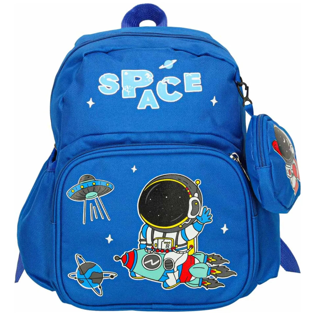 Plecak dla przedszkolaka szkolny dziecięcy astronauta 30x22x11cm - obrazek 3