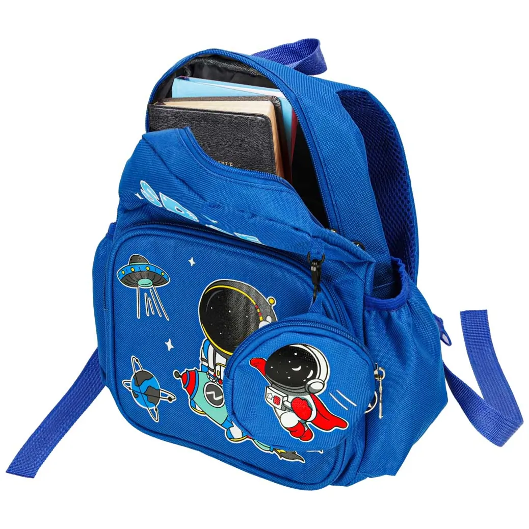 Plecak dla przedszkolaka szkolny dziecięcy astronauta 30x22x11cm - obrazek 5