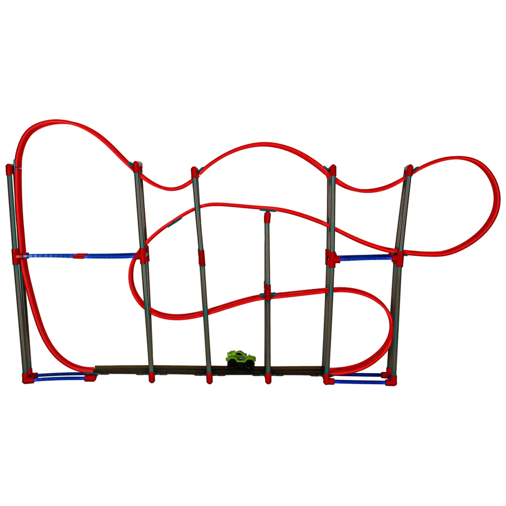 Magnetyczny tor samochodowy antygrawitacyjny 123cm XL 120el. - obrazek 2