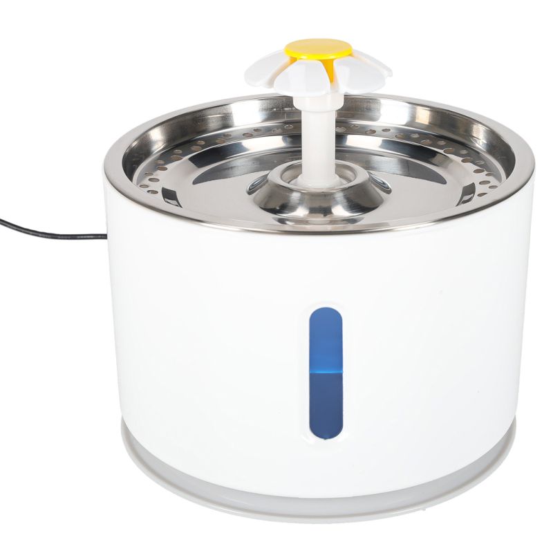 Poidełko fontanna dla psa kota zwierząt automatyczne poidło LED USB 2,4l filtr czyszczący - obrazek 2