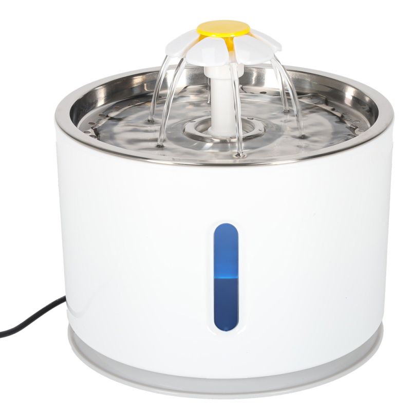 Poidełko fontanna dla psa kota zwierząt automatyczne poidło LED USB 2,4l filtr czyszczący - obrazek 3