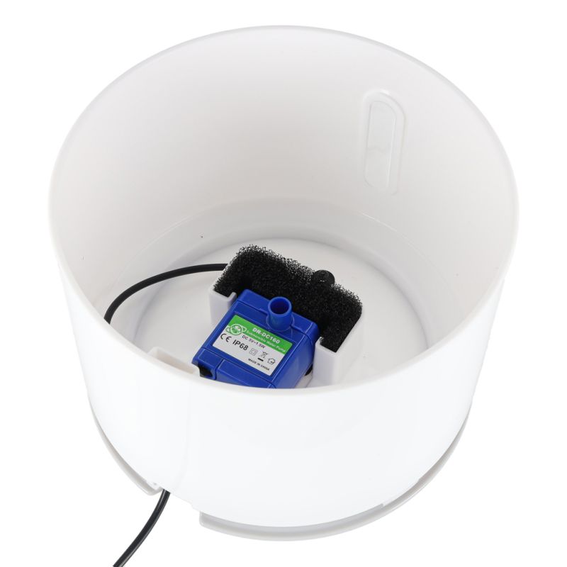 Poidełko fontanna dla psa kota zwierząt automatyczne poidło LED USB 2,4l filtr czyszczący - obrazek 5