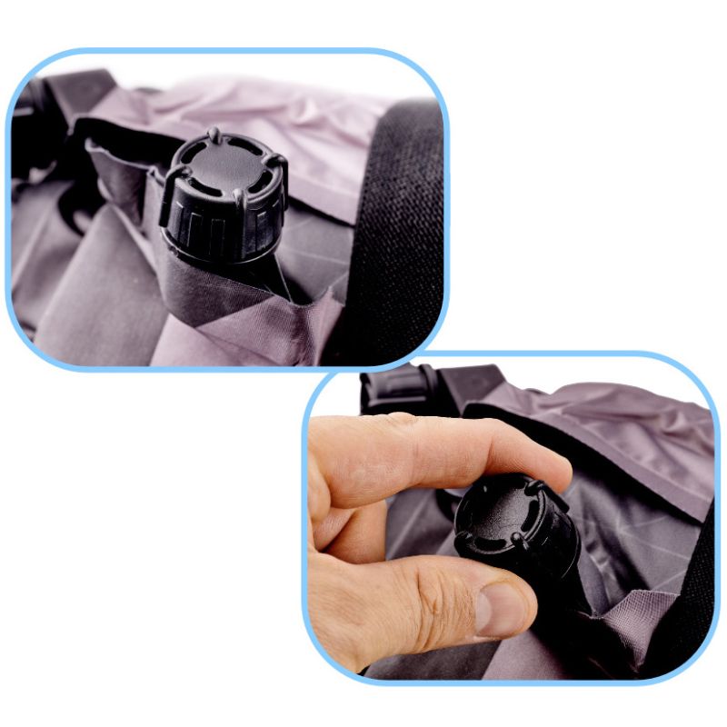 Materac łóżko do samochodu auta bagażnika dmuchany 170x128cm czarne - obrazek 3