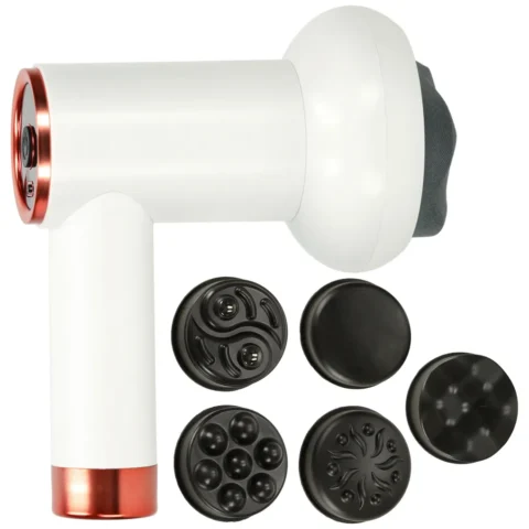 Pistolet do masażu masażer do pleców ciała pleców ujędrniający antycellulitowy bezprzewodowy wyszczuplający 5w1