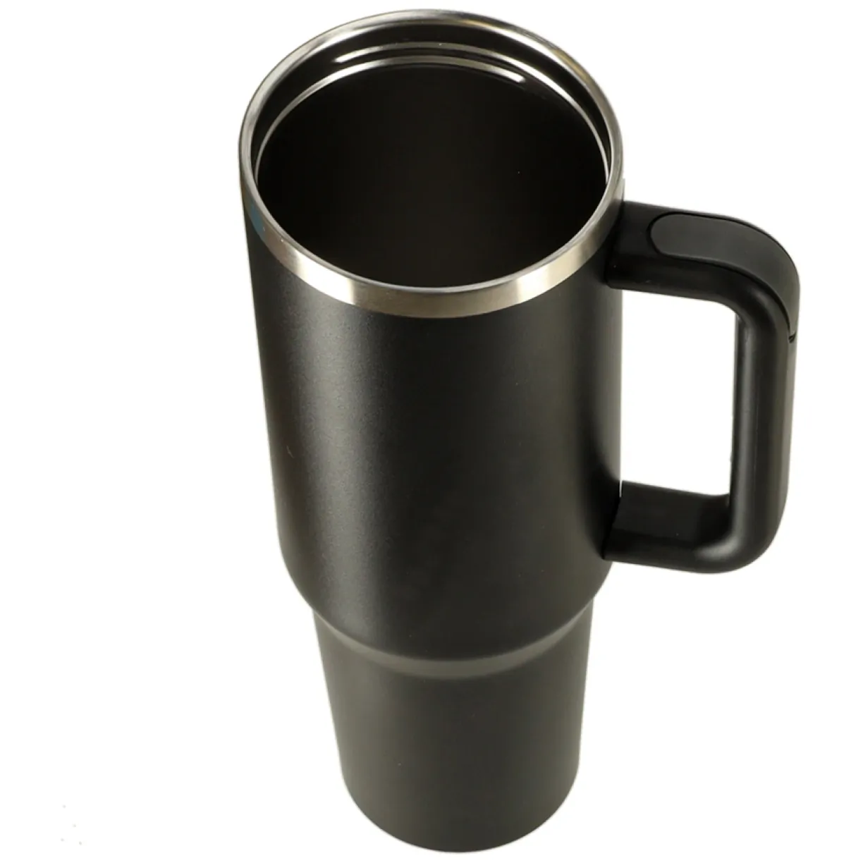 Kubek termiczny ze słomką i uchwytem termos 1200ml czarny - obrazek 6