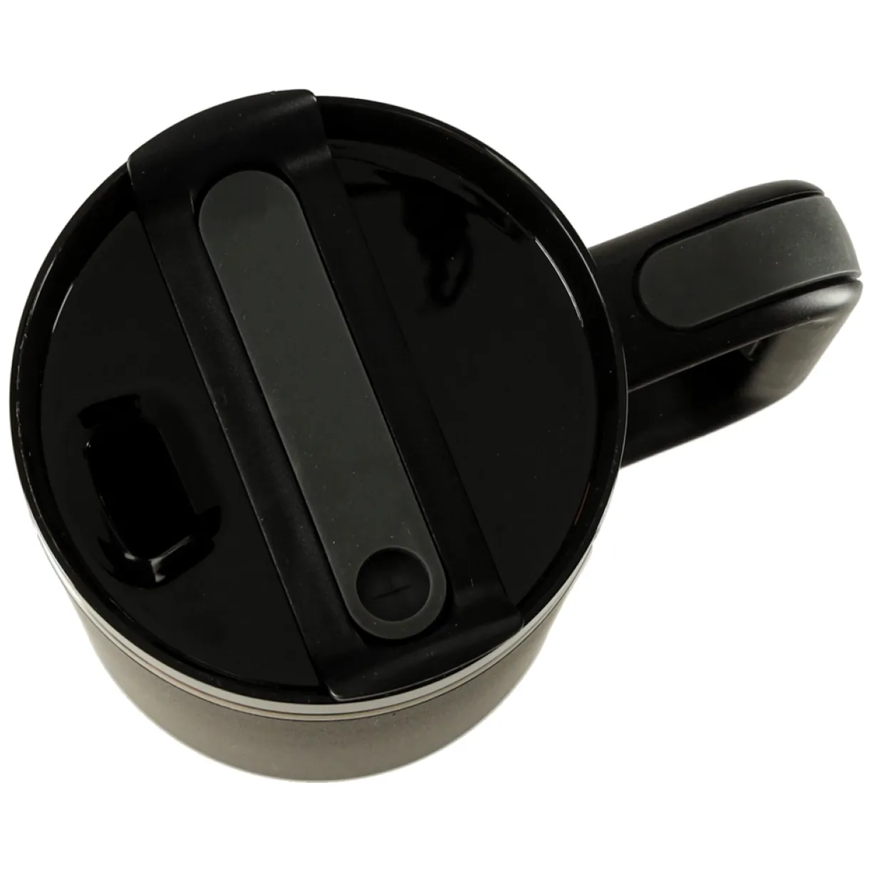 Kubek termiczny ze słomką i uchwytem termos 1200ml czarny - obrazek 7