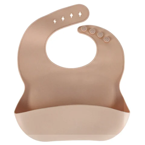 Naczynia silikonowe dla dzieci niemowląt krab zestaw 9 elementów beżowe