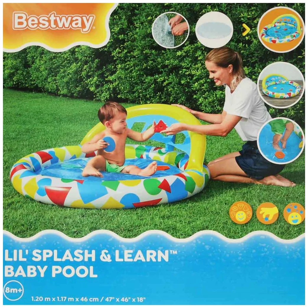 Basen brodzik z poduszką BESTWAY 52378 120cm - obrazek 9