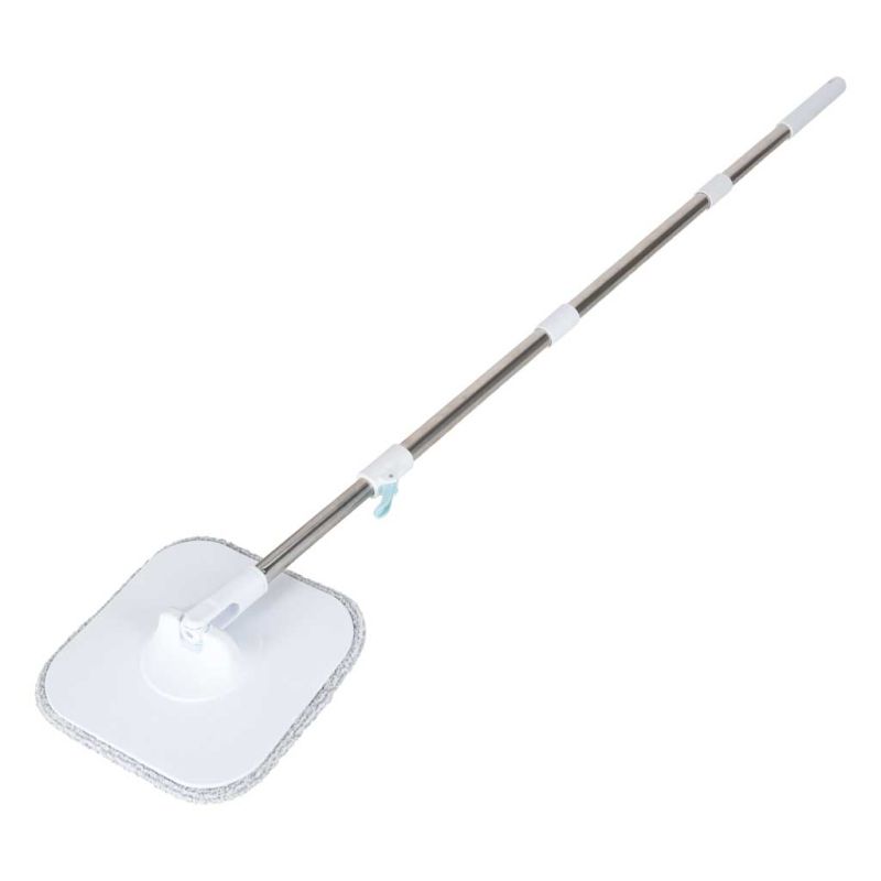 Mop obrotowy prostokątny płaski rotacyjny czysta brudna woda wyciskacz - obrazek 5