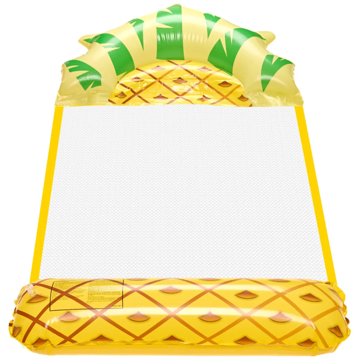 Materac dmuchany plażowy hamak wodny leżak fotel krzesło do pływania basenu ananas - obrazek 3
