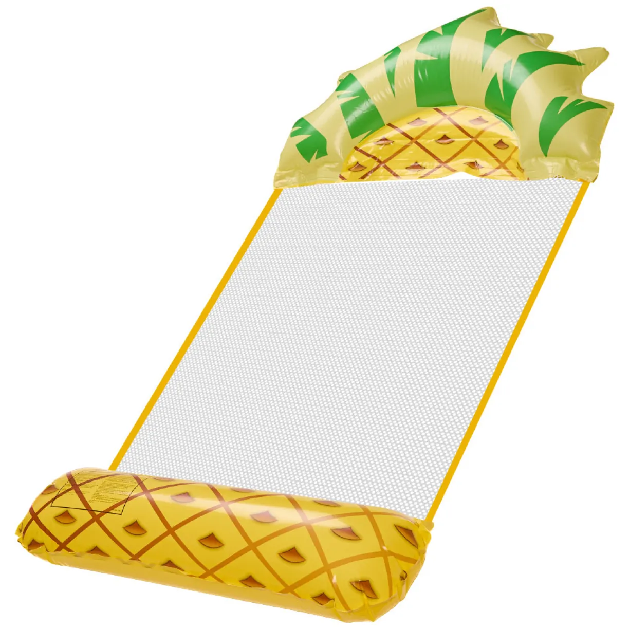Materac dmuchany plażowy hamak wodny leżak fotel krzesło do pływania basenu ananas - obrazek 4