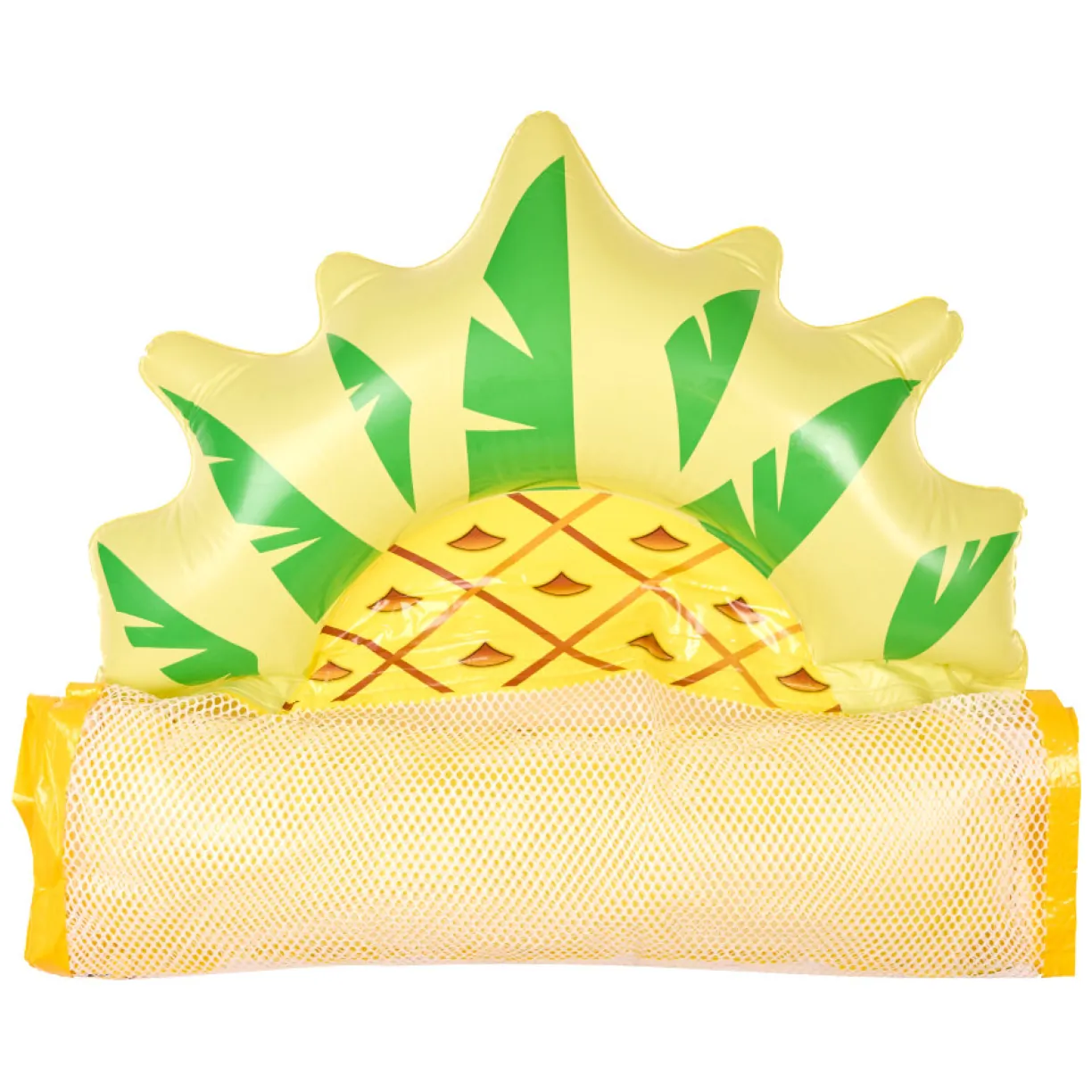 Materac dmuchany plażowy hamak wodny leżak fotel krzesło do pływania basenu ananas - obrazek 5