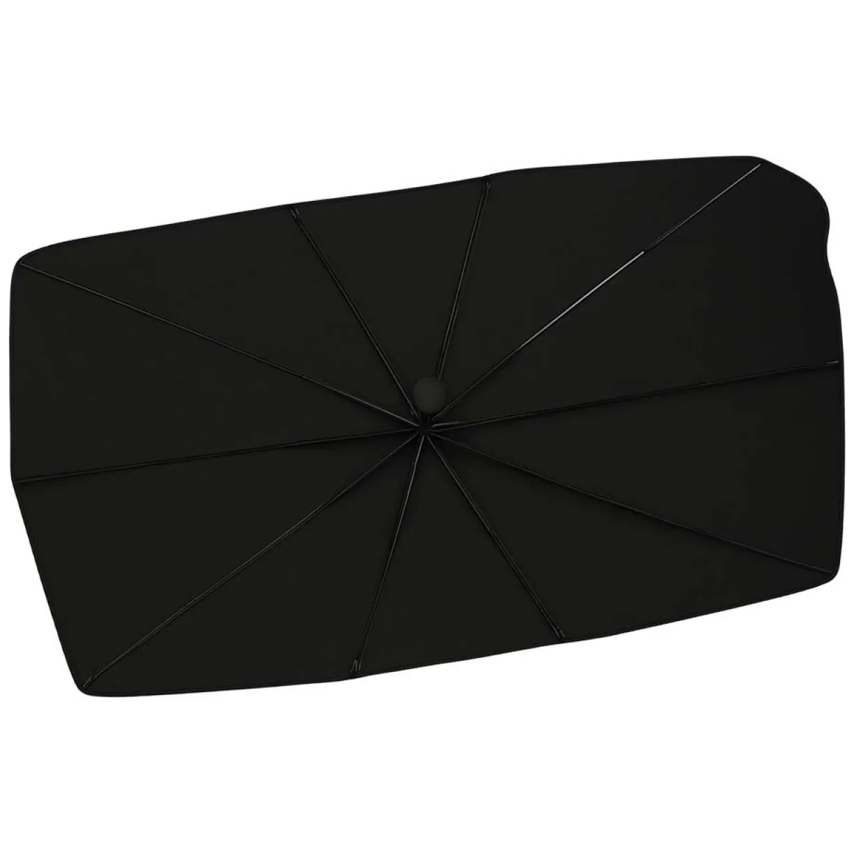 Parasol osłona przeciwsłoneczna na przednią szybę do samochodu auta mata składana UV 65x110cm - obrazek 2