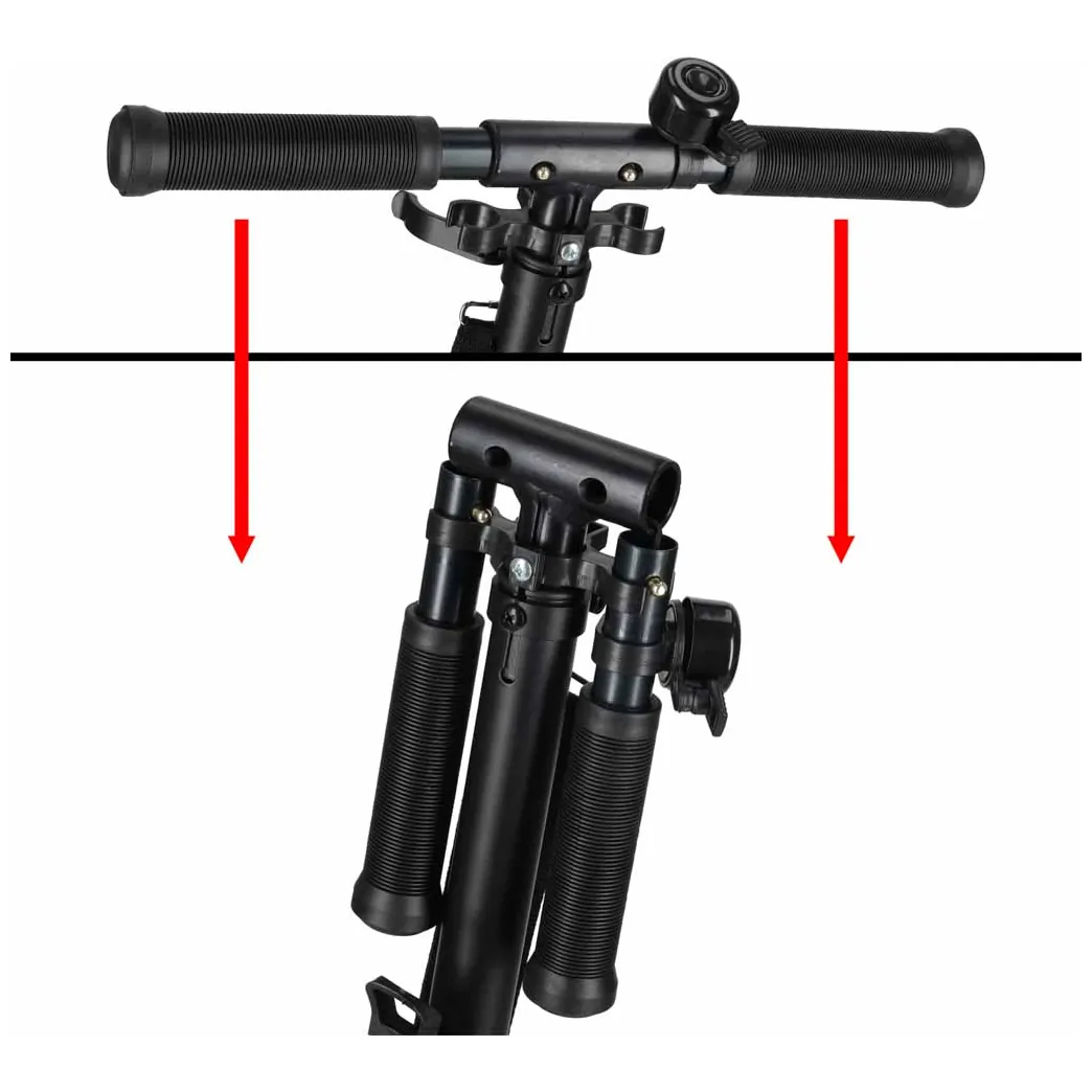 Hulajnoga miejska Trike Fix składana koła 200mm czarno-fioletowa - obrazek 10