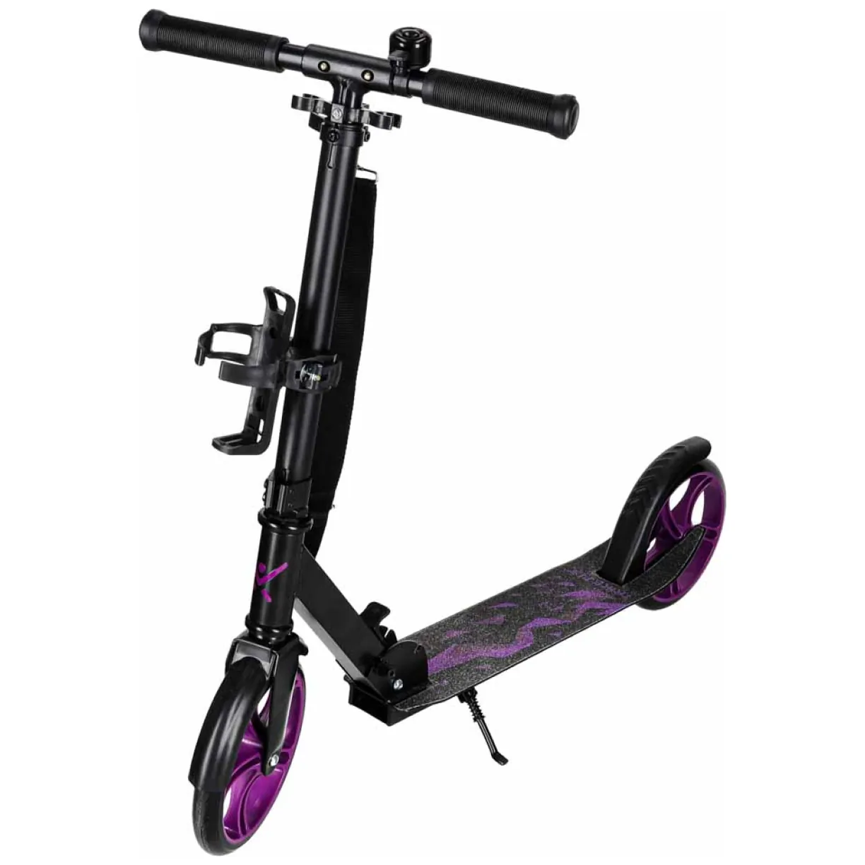 Hulajnoga miejska Trike Fix składana koła 200mm czarno-fioletowa - obrazek 12
