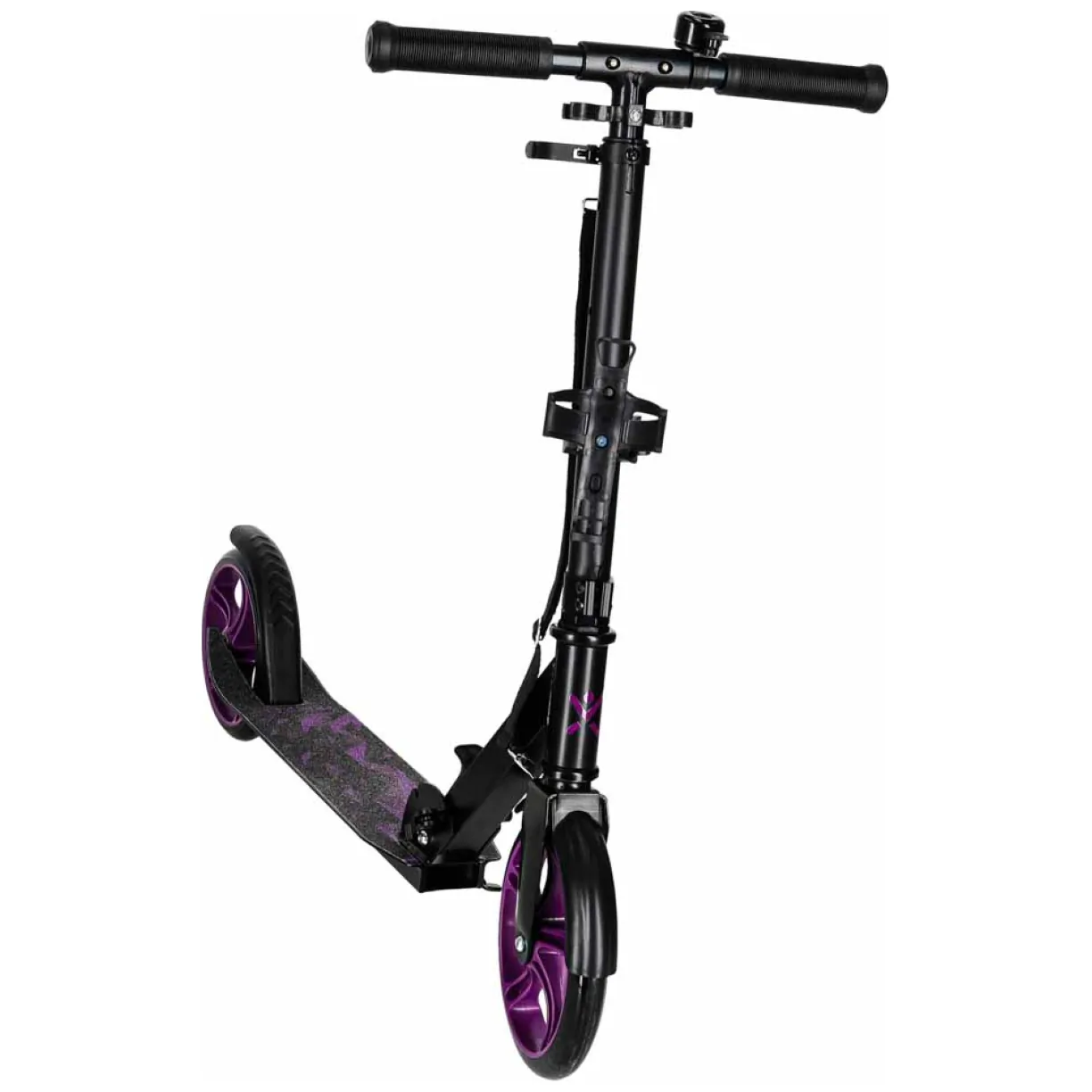 Hulajnoga miejska Trike Fix składana koła 200mm czarno-fioletowa - obrazek 13