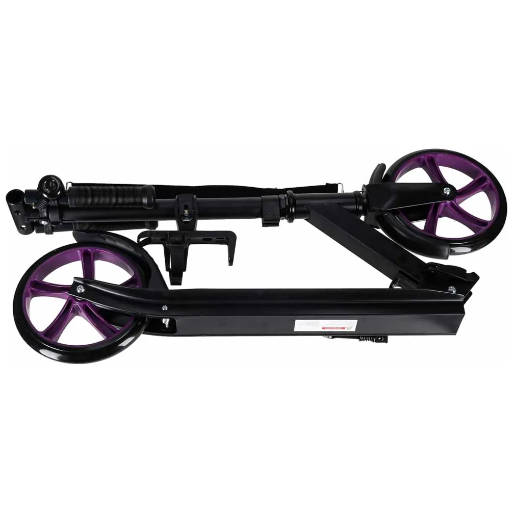 Hulajnoga miejska Trike Fix składana koła 200mm czarno-fioletowa - obrazek 2