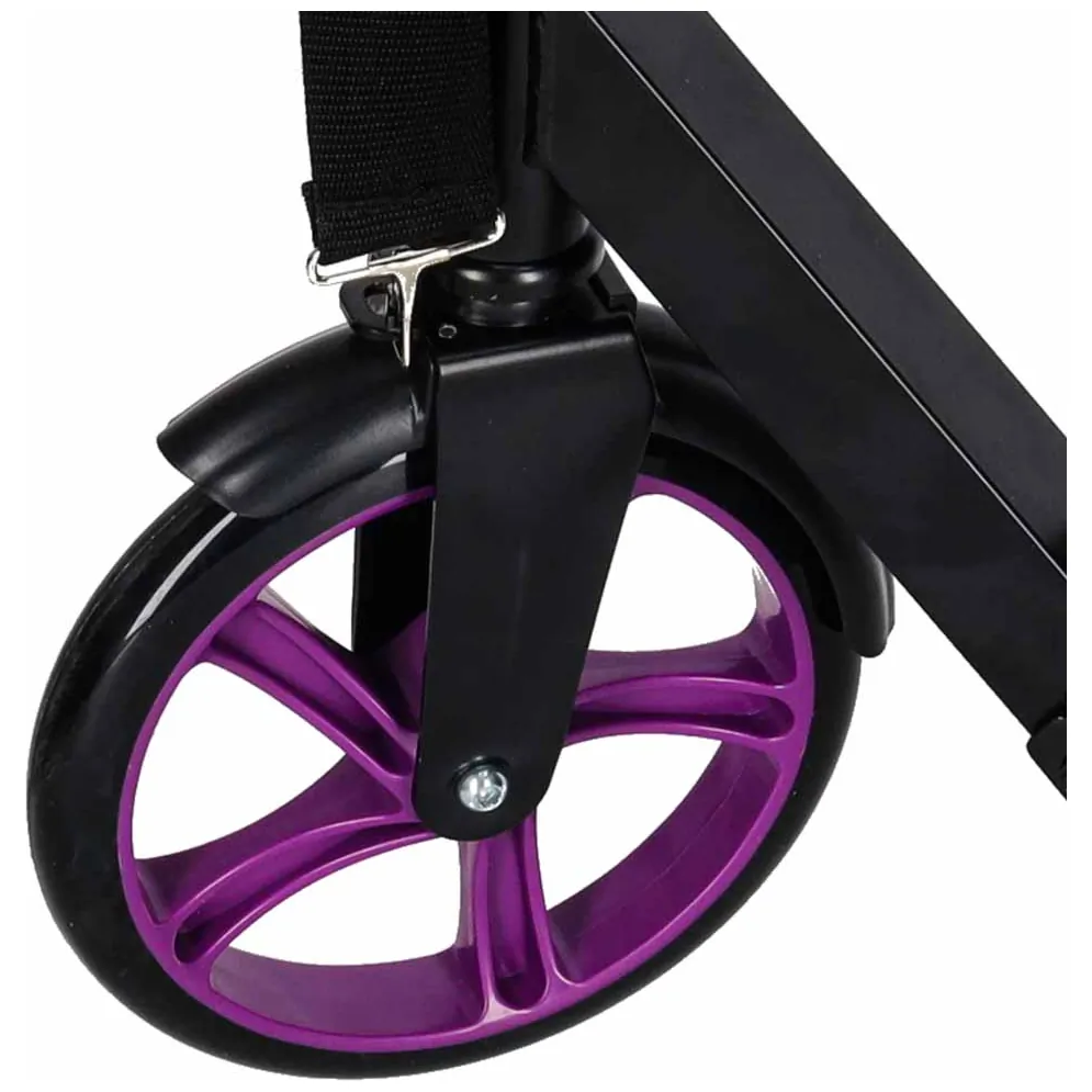 Hulajnoga miejska Trike Fix składana koła 200mm czarno-fioletowa - obrazek 4