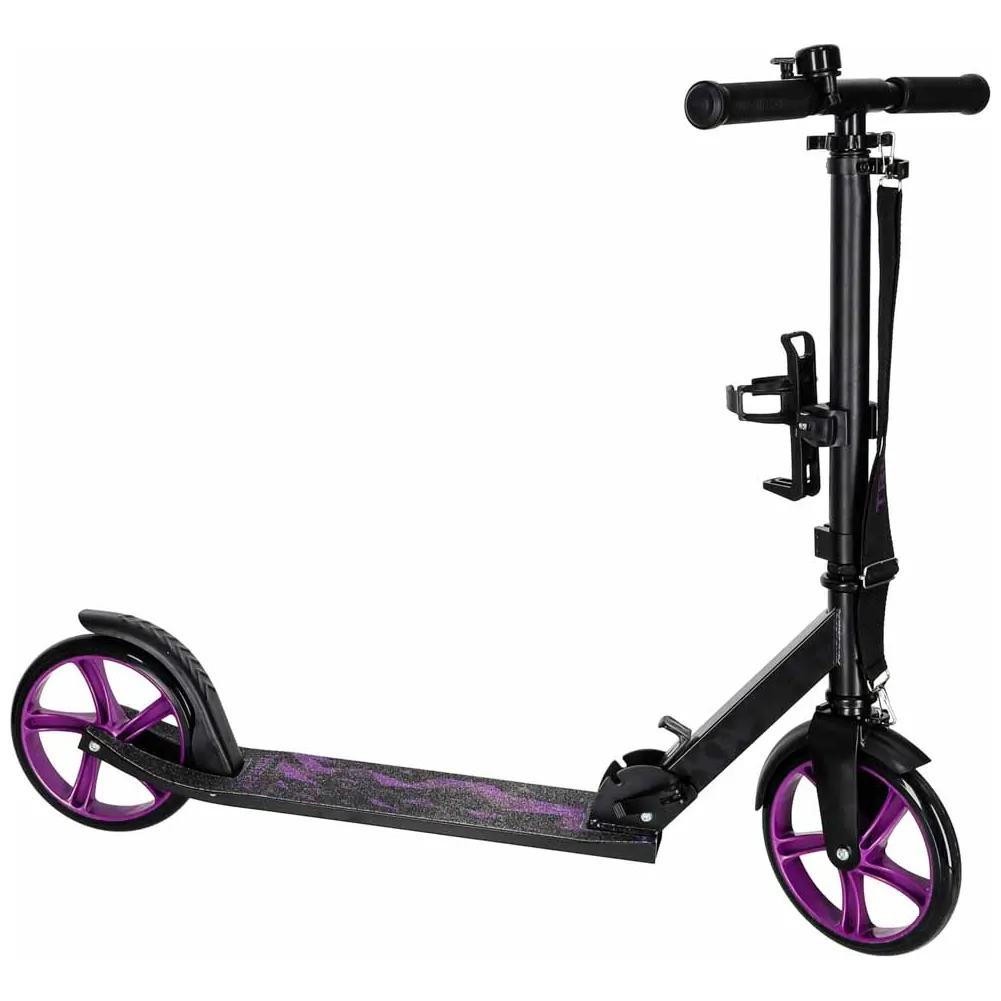 Hulajnoga miejska Trike Fix składana koła 200mm czarno-fioletowa
