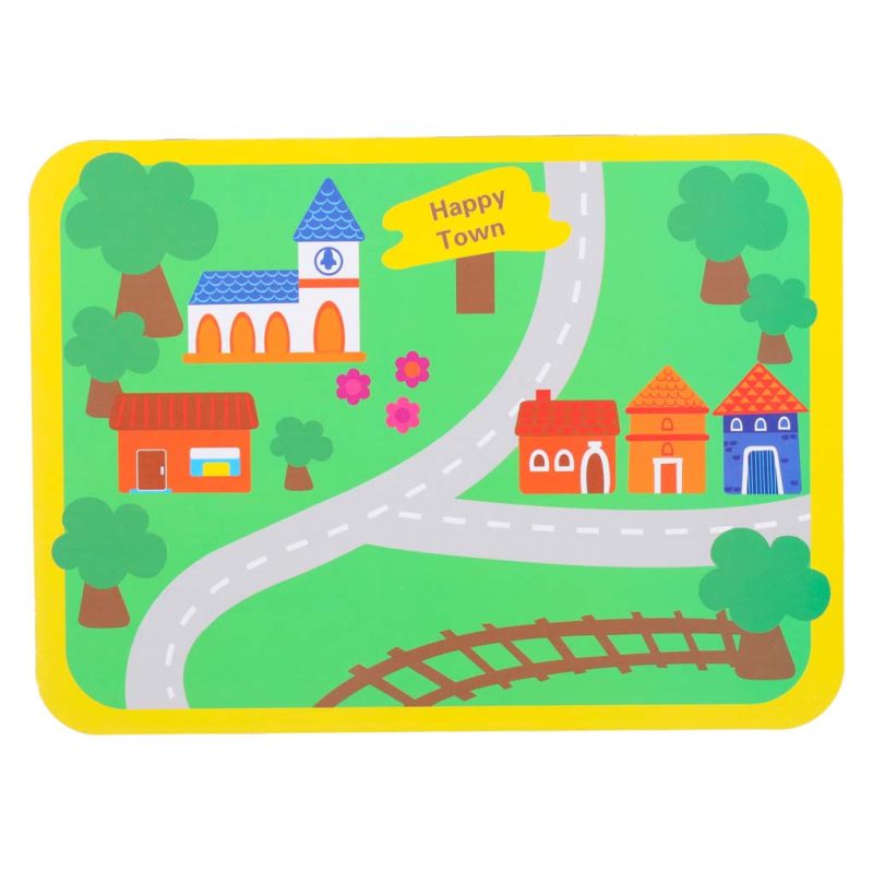 Klocki drewniane do nawlekania tablica plansza samochody pojazdy - obrazek 4