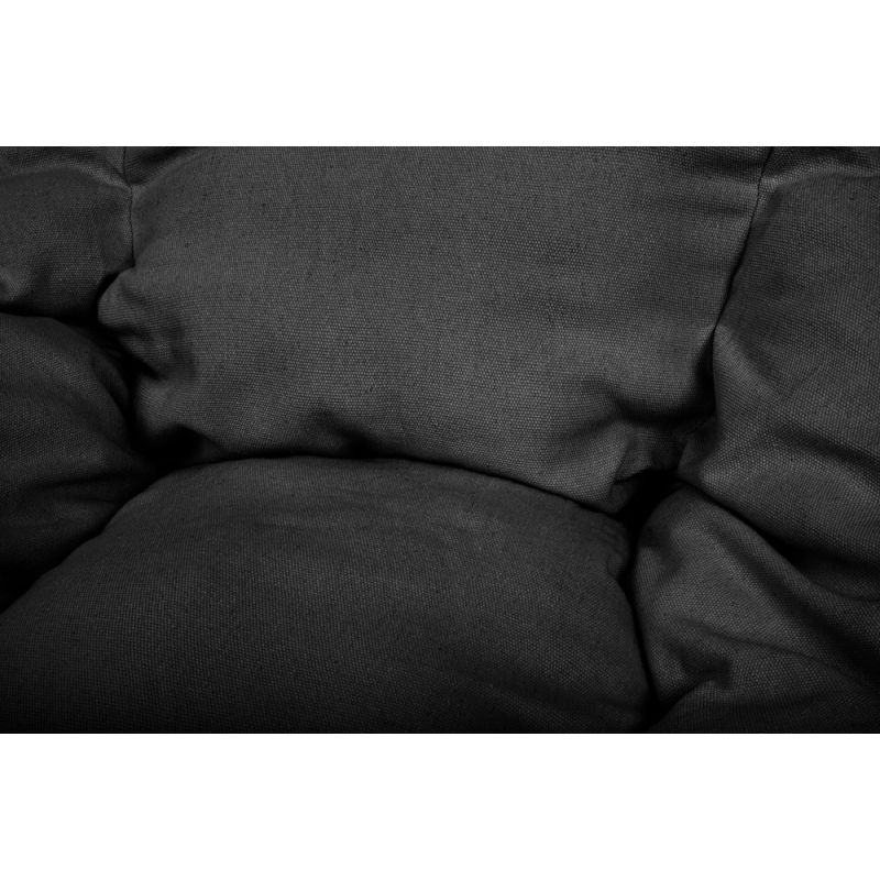 Poduszka LUARO na huśtawkę wiszącą bocianie gniazdo miękka czarna - obrazek 7