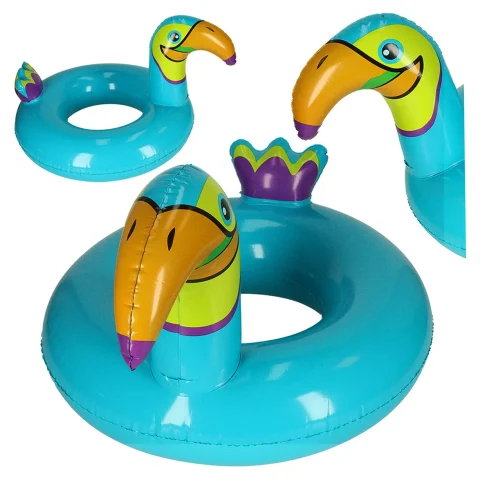 Kółko do pływania koło dmuchane tukan 70cm max 40kg