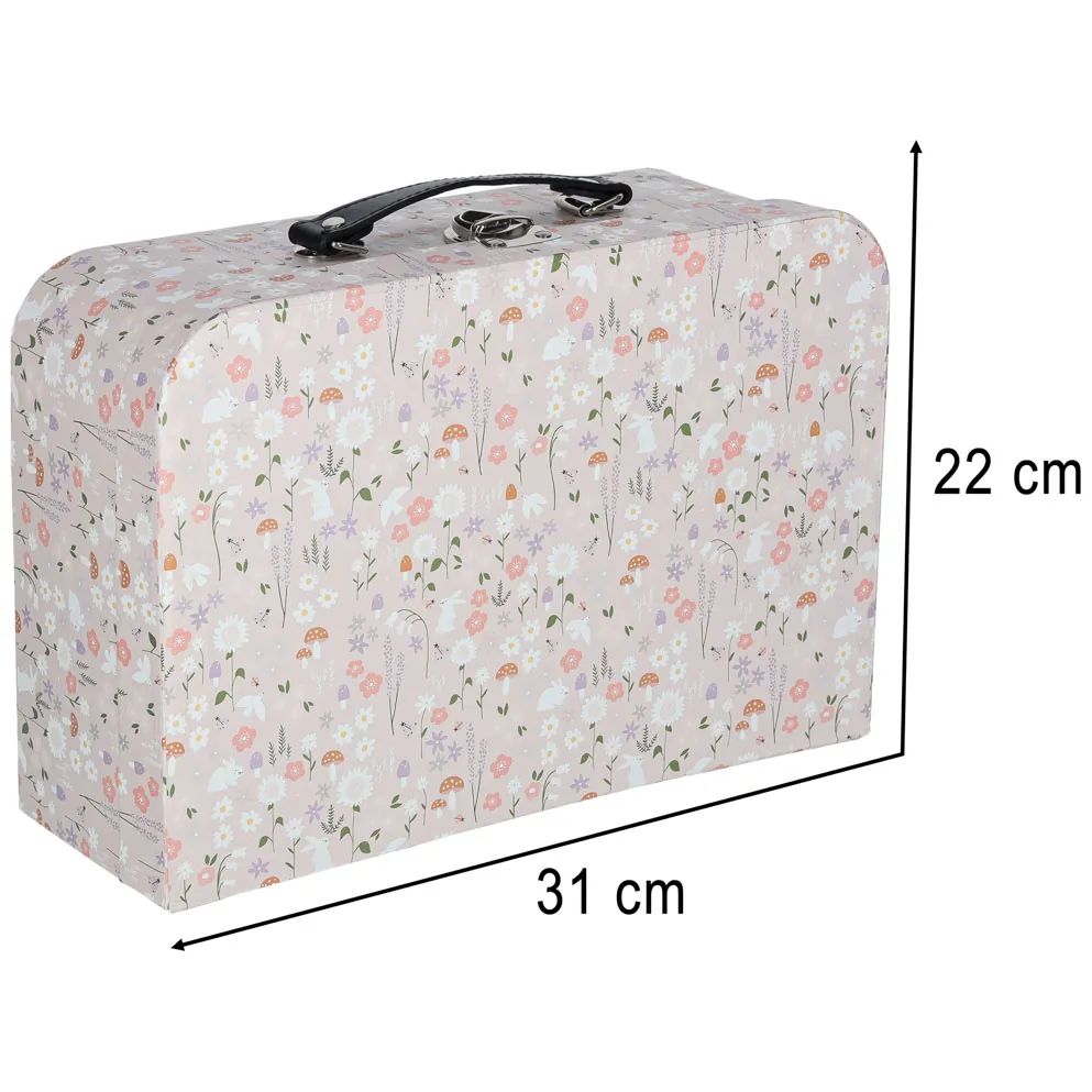 Domek dla lalek w walizce akcesoria drewniane mebelki - obrazek 17
