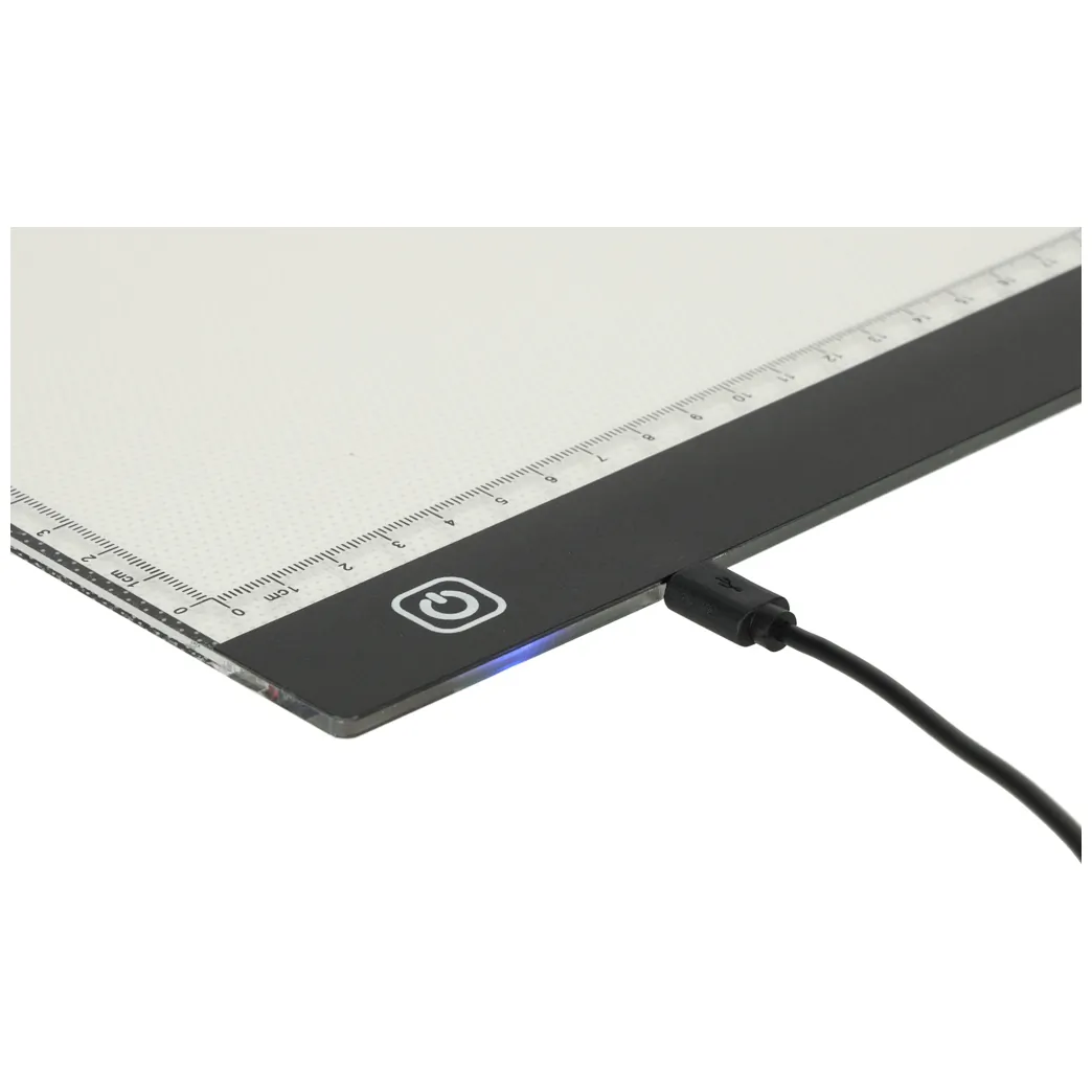 Deska kreślarska tablica tablet graficzny kalka do rysowania podświetlana LED A3 - obrazek 7