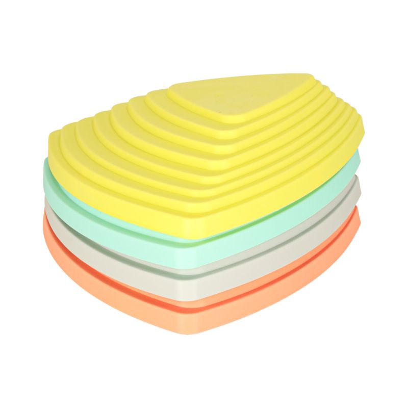 Ścieżka sensoryczna kamienie rzeczne do treningu równowagi podłoga to lawa gra 11 elementów pastelowa - obrazek 4