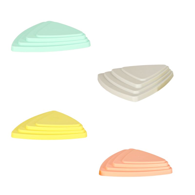 Ścieżka sensoryczna kamienie rzeczne do treningu równowagi podłoga to lawa gra 11 elementów pastelowa - obrazek 8