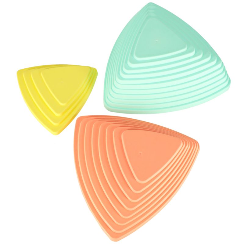 Ścieżka sensoryczna kamienie rzeczne do treningu równowagi podłoga to lawa gra 11 elementów pastelowa - obrazek 10