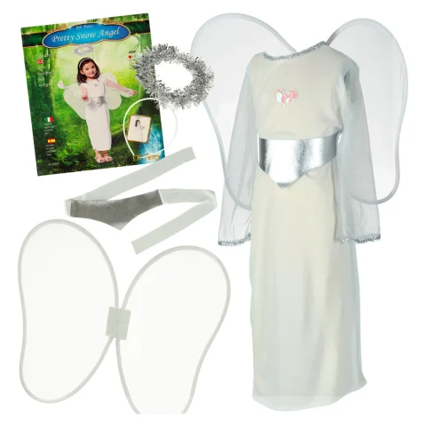 Kostium strój karnawałowy przebranie aniołek aureola jasełka 4 el rozmiar M