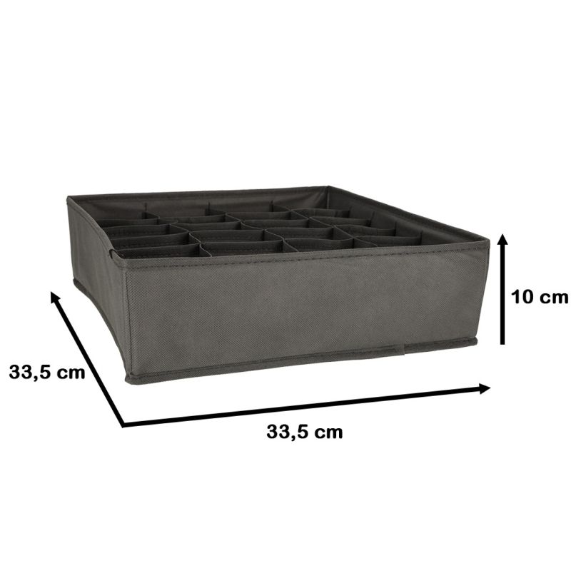 Organizer do szuflady na bieliznę skarpetki duży 24 przegródki - obrazek 7