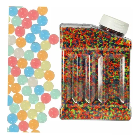 Kulki żelowe wodne hydrożelowe do kwiatów multicolor 250g 50 000szt. 7-8mm
