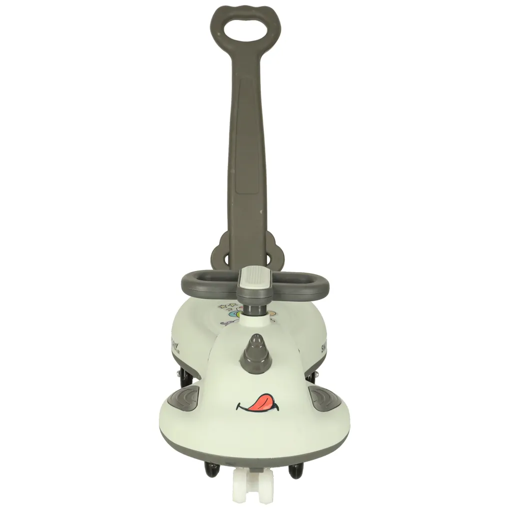 Jeździk grawitacyjny LED Swing FIX S1 skuter z rączką szary max 65kg - obrazek 4