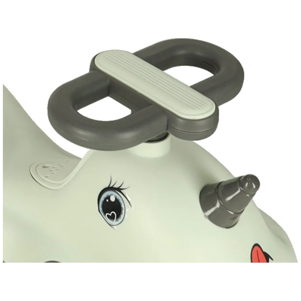 Jeździk grawitacyjny LED Swing FIX S1 skuter z rączką szary max 65kg - obrazek 7