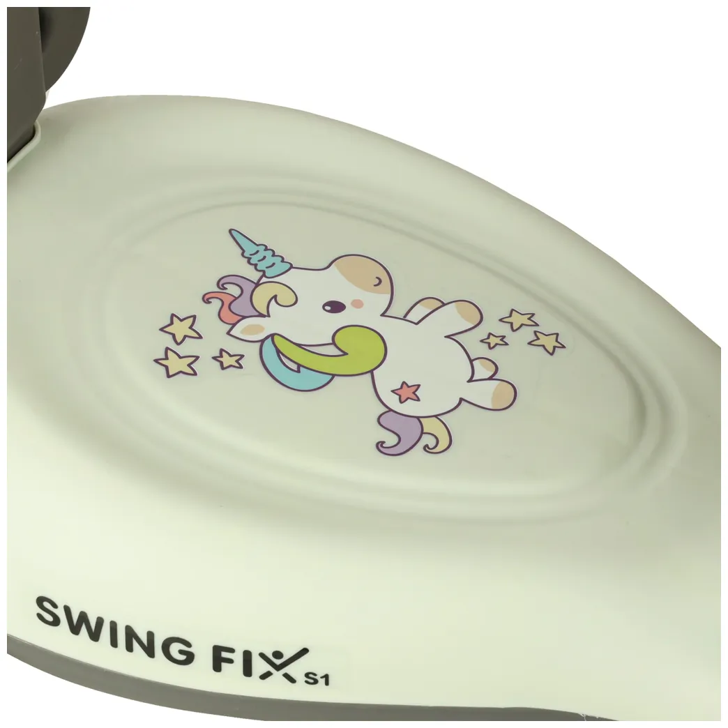 Jeździk grawitacyjny LED Swing FIX S1 skuter z rączką szary max 65kg - obrazek 8
