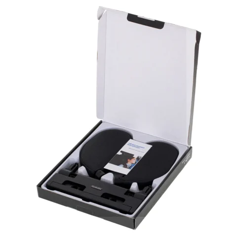 Zagłówek samochodowy poduszka podróżna oparcie na głowę szyje do samochodu regulowane czarny