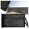 Osłona balkonowa LUARO mata maskująca siatka cieniująca na balkon taras 150g/m2 105x700cm UV + Trytytki