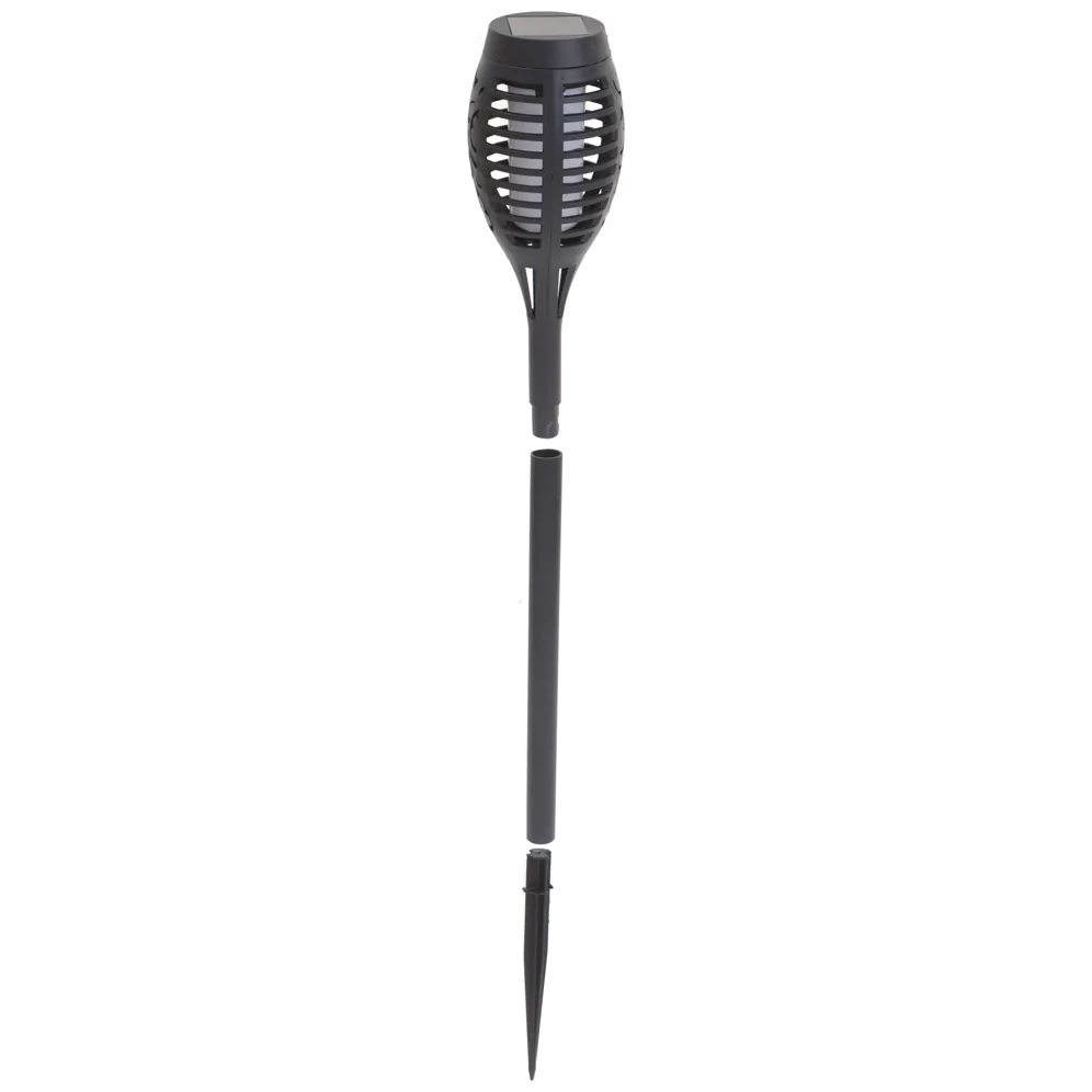 Lampy solarne ogrodowe pochodnie 12LED 4szt. - obrazek 2