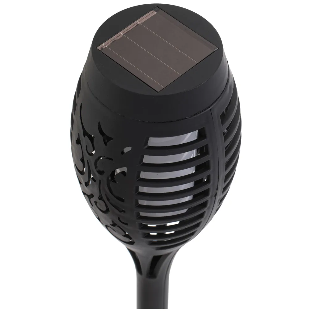Lampy solarne ogrodowe pochodnie 12LED 4szt. - obrazek 4