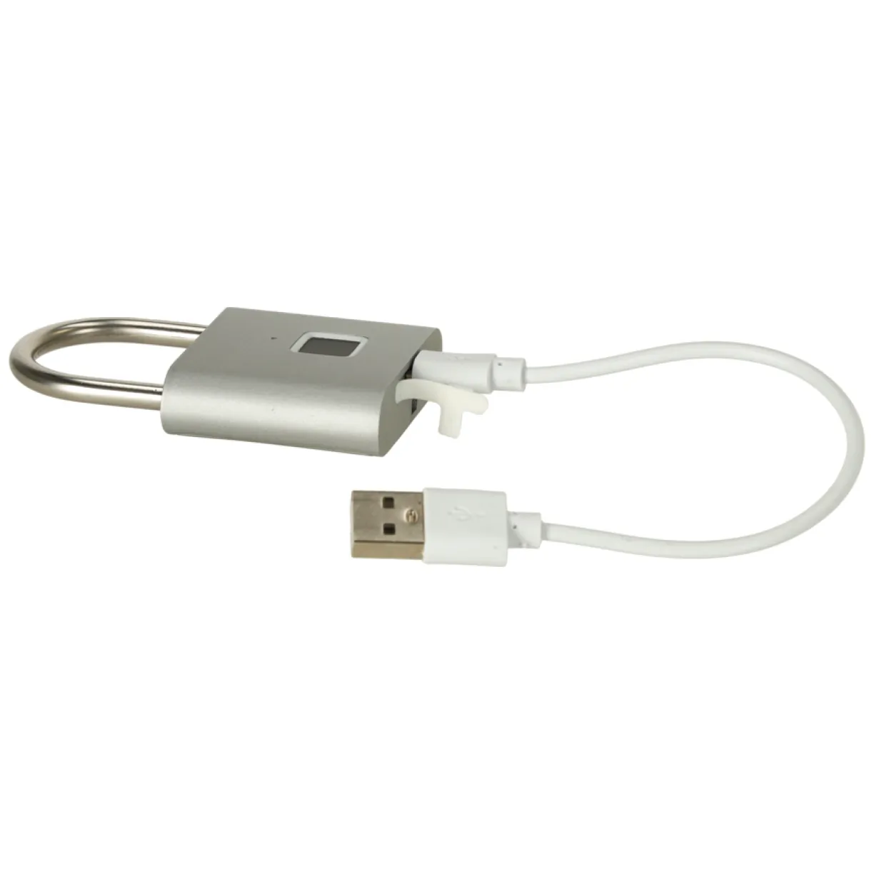 Kłódka zamek elektroniczny na odcisk palca wodoodporny inteligentny USB - obrazek 3