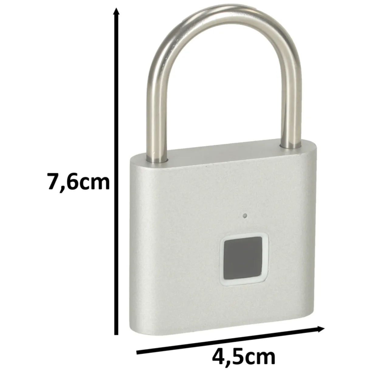 Kłódka zamek elektroniczny na odcisk palca wodoodporny inteligentny USB - obrazek 8