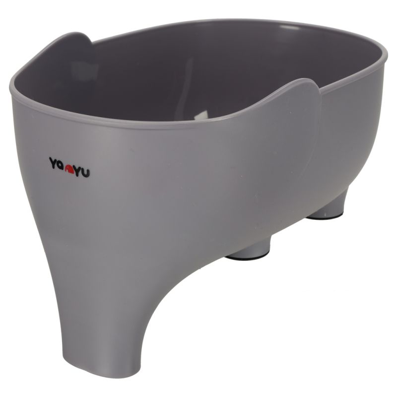 Sitko do zlewu durszlak ociekacz miska z lejkiem organizer kuchenny słonik - obrazek 4