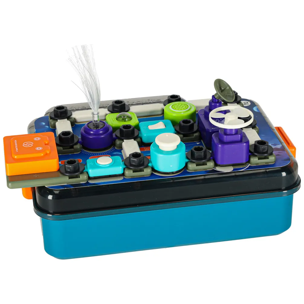 Mały elektryk elektronik zestaw edukacyjny 45 elementów + 12 kart - obrazek 5