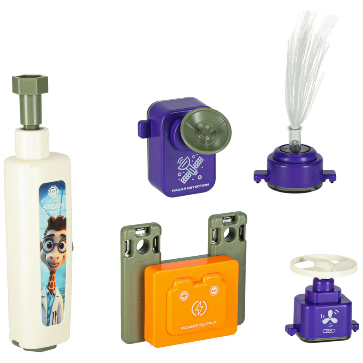 Mały elektryk elektronik zestaw edukacyjny 45 elementów + 12 kart - obrazek 9