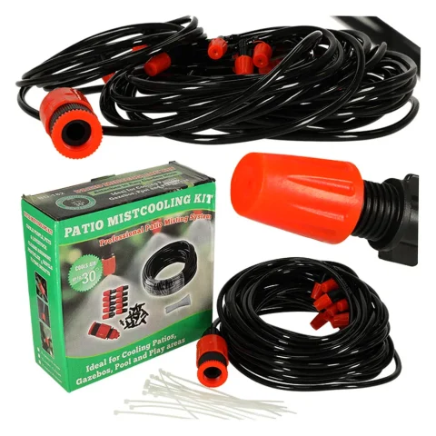 Zraszacz ogrodowy kurtyna wodna mgiełka system nawadniania 15m